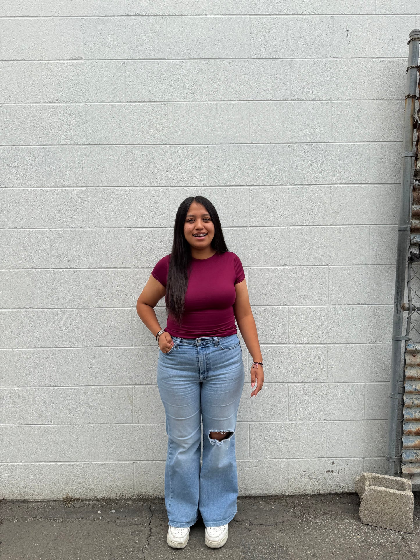 BUTTERY SHORT SLEEVE TOP
