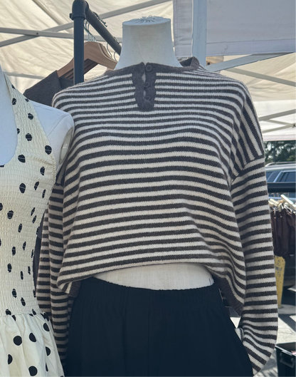 COUNTRY SIDE HENLEY KNIT