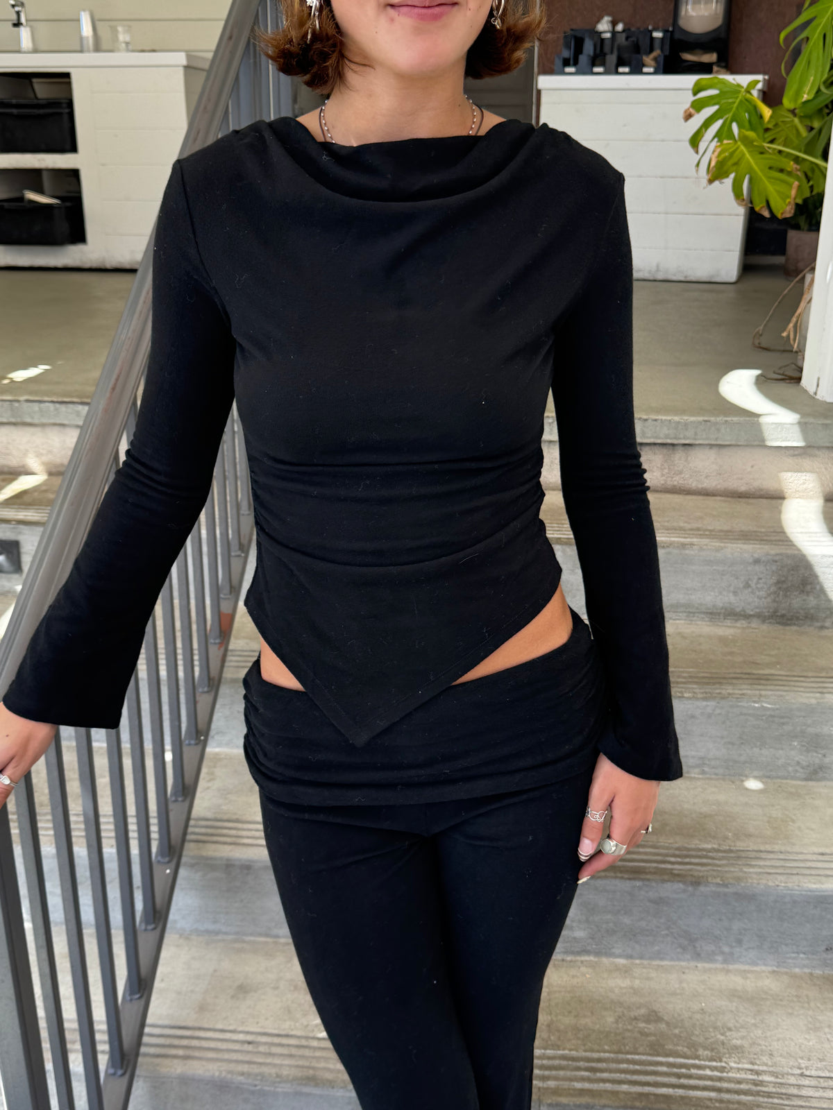 HAILEY FOLD-OVER PANTS SET