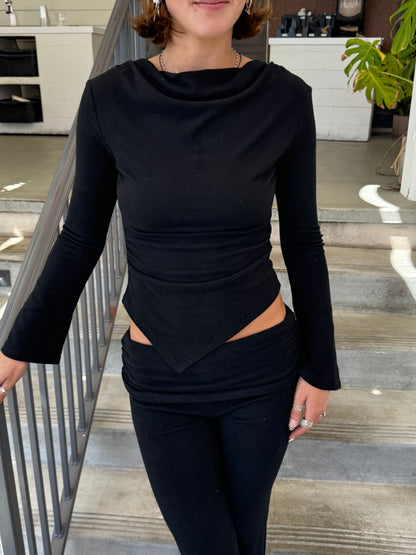 HAILEY FOLD-OVER PANTS SET